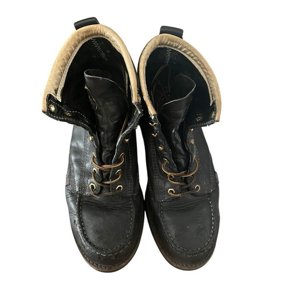 Thorogood American Heritage Max Wear Wedge Black 6” Soft Toe Work Boots Size 10 - Picture 6 of 12